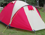 350*210*135cm Buiten vier seizoenen camper shelter PU bedekte dubbele laag trekking tent leverancier