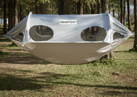 270*140CM 210T Zilveren gecoate polyester ruimtekapsel Design Outdoor Camping Hammock Muizenbestendige zonnebescherming leverancier