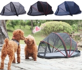 Zwarte Leuke Huisdier van ventilatie levert het Nylon Mesh Cozy Waterproof Dog Tent 40X41X82cm leverancier