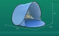Outdoor Beach Camper Tent Zonwerende zilver gecoate 190T polyester automatische pop-up luifel leverancier