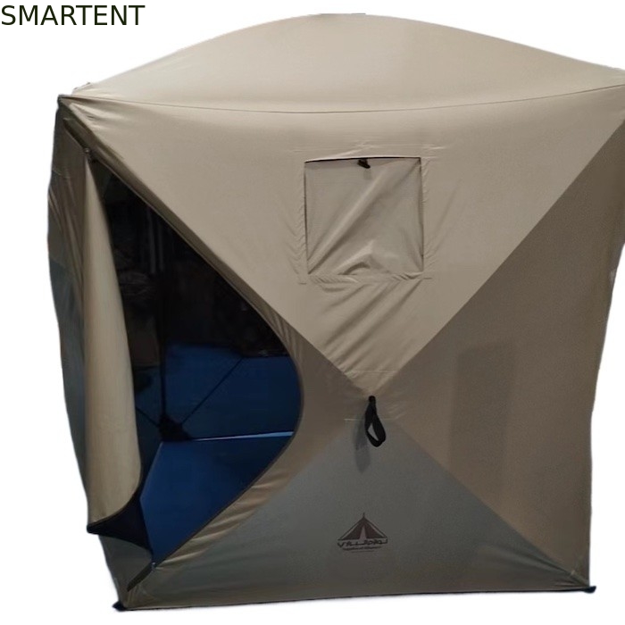 Outdoor PU Coated 210D Oxford polyester vouwbare draagbare jacht tenten 150*150*170CM leverancier