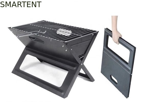 Kopen De zwarte Pers die van de Staal Koele Kamperende Stempel 45cm Dia Portable Folding Charcoal Barbecue Grill stempelen online vervaardiging