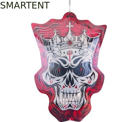 Kopen Halloween het Metaal Hangende Ornamenten van de Graafrose metal wind spinner 3D Rotatie online vervaardiging