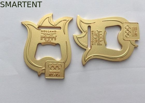 Kopen 2.0MM Gouden Kleur 2 in 1 Olympisch de Sportplateren van de MedailleFlesopener online vervaardiging