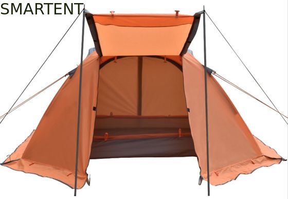 Kopen Gemakkelijk te monteren buitenkampertenten 210*180*130CM Oranje 190T Polyester PU2000MM Aluminium paal tent online vervaardiging