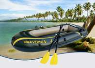 De donkergroene Duurzame Opblaasbare Boot van Braveman, Geschikte Lichtgewicht Opblaasbare Boot leverancier
