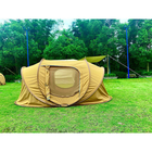 De Pu Met een laag bedekte het Katoenen Canvas Kamperen Pop Omhooggaande Tent Openlucht maakt 3000 X 150 X 100CM waterdicht leverancier