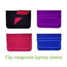 De unieke Laptop van Neopreenpc Koker doet 17 Duim Flip Style With Elastic Band in zakken leverancier