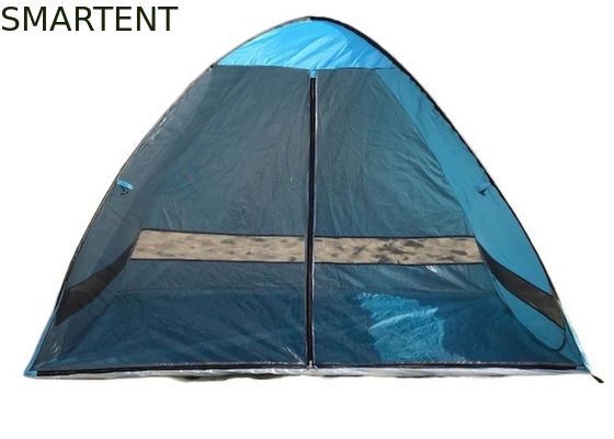 Kopen 210*120*130cm Blauw Zilveren Polyester Outdoor Camping Beach Pop Up Tents online vervaardiging