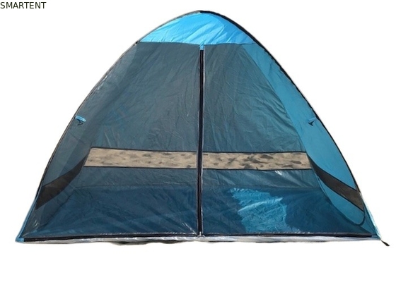 210*120*130cm Blauw Zilveren Polyester Outdoor Camping Beach Pop Up Tents leverancier