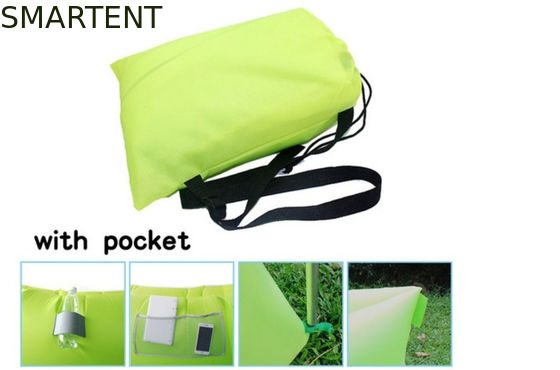 Kopen Buiten Neon Waterdicht Ripstop Nylon 260x70cm Bergslaapzakken Strand Opblaasbare Lazy Air Sofa online vervaardiging