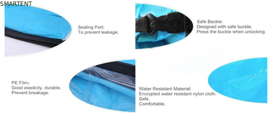 Buiten Neon Waterdicht Ripstop Nylon 260x70cm Bergslaapzakken Strand Opblaasbare Lazy Air Sofa leverancier