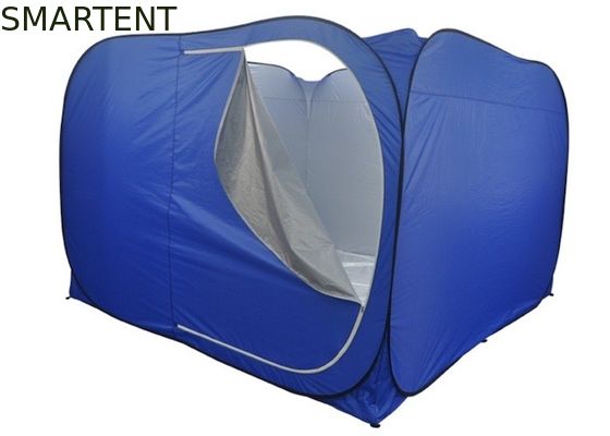 Kopen Buitenkampertenten 300*300*200CM Snelopende Automatische Zilveren Gecoate 190T Polyester Blauwe Pop Up Relief Tenten online vervaardiging