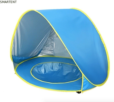 Waterdichte en UV-bestendige buitenkampertenten 190T Zilveren Polyester Pop Up Baby Play Tent leverancier