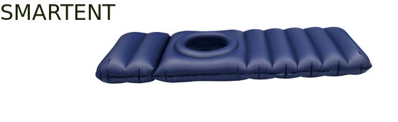 Kopen Pvc-gevuld de slaapzak Opblaasbaar Openluchtmeubilair Donkerblauwe 182X63Cm van het Moederschapsstrand lucht online vervaardiging