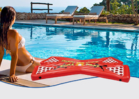 Het Drijvende Bier Pong Mat Inflatable Beer Pong Table Mat For Pool van pvc leverancier