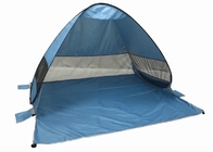 200x165x130cm 190T polyester pop-up strandtent blauw outdoor camping zonnescherm leverancier