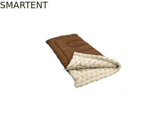 Kopen Rectangular Brown Flannel Envelope Brown PolyCotton Down Mountain Sleeping Bags Voor eenmalig gebruik online vervaardiging