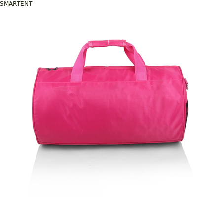 45*25cm Buitenlicht Gewicht Oranje Kleur Waterdicht Gecoat Polyester Oxford Barrel Reistassen leverancier