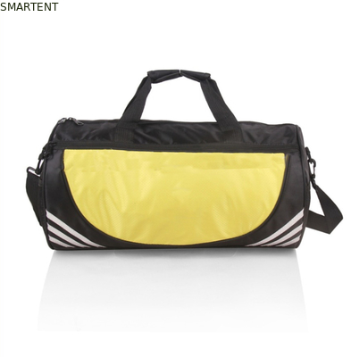 45*25cm Buitenlicht Gewicht Oranje Kleur Waterdicht Gecoat Polyester Oxford Barrel Reistassen leverancier