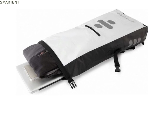 34x18x62.5CM Dubbelkleurig op maat gemaakt droog rugzak Hoogdichtheid 500D PVC doek waterdicht reistassen leverancier