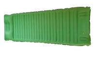 40D nylon TPU opblaasbare bergslaapzakken ingebouwde voetpomp draagbare luchtmatras leverancier