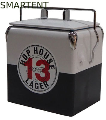 Kopen Metalen Rode Kleur Outdoor Koelbox Custom Draagbare 13L 32x22x36CM online vervaardiging