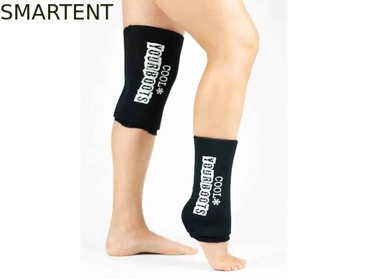 Kopen 25x11CM van het het Polyacrylamide Koele Gel van de Douanesport het Ijskoker Opnieuw te gebruiken Zwarte Spandex Lycra online vervaardiging