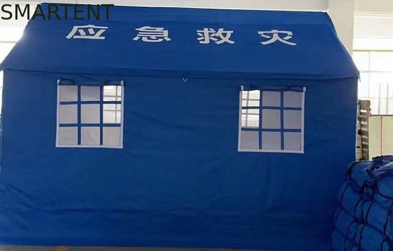 Kopen Openlucht 2x3M Disaster Relief Tent Blauwe de Buisluifel van het Polyesteroxford Geschilderde Staal online vervaardiging