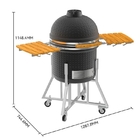 Openluchtmetaalstaal Shell Kamado Charcoal Barbecue Grill 22 Duim leverancier