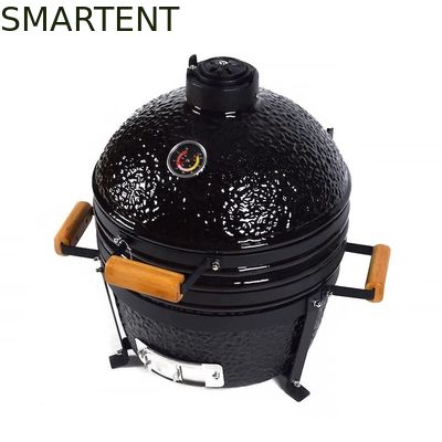 Kopen Zwarte Ceramische Kamado-Houtskoolgrill 16 Duimpremie Mini Tabletop online vervaardiging