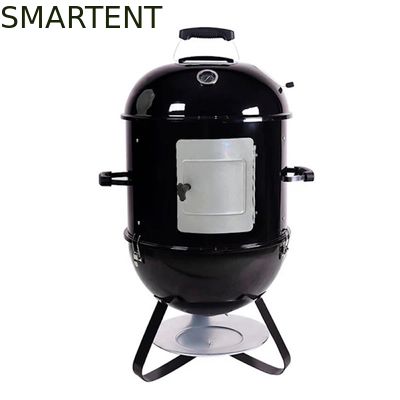 Kopen Zwarte Douane Koele het Kamperen Verticale Grills 2 van de Houtskoolroker in 1 18 Duim 63X48.9X95.5CM online vervaardiging