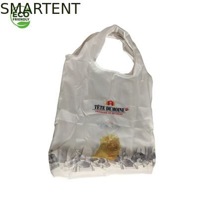 Kopen 60 X 44CM de Toebehoren RPET 210T van Eco van de Douanedruk Vriendschappelijke het Winkelen Zak Witte Kleur online vervaardiging