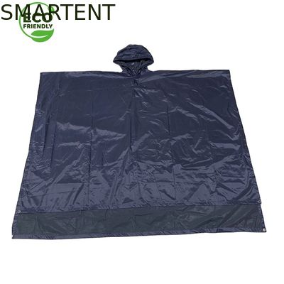 Kopen Vriendschappelijke Toebehoren van Eco van de douane50*80“ RPET de Unisex- Opnieuw te gebruiken Regenjas Blauwe Openlucht online vervaardiging