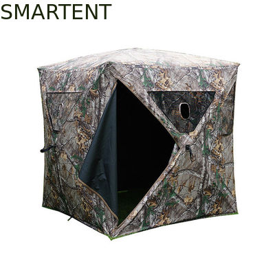 Kopen De camouflagepu met een laag bedekte 210D-Polyester Waterdichte de Jachttent Vensters 1 - 2 Persoon 147*147*170CM online vervaardiging