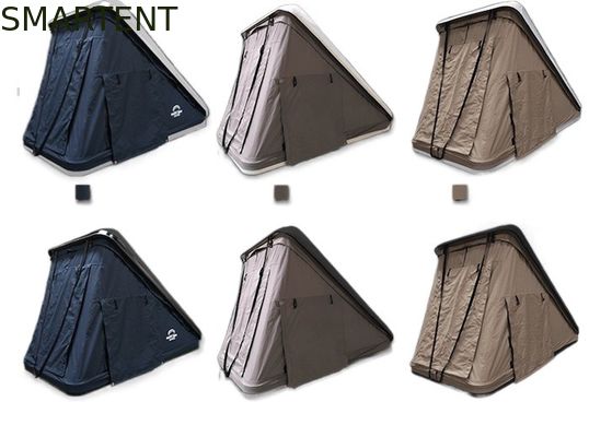 Kopen Zilvergrijze Hard Shell Outdoor Universele Daktent Met Ventilatie 210*125*90CM online vervaardiging