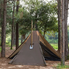 70D Ripstop Polyester Outdoor Camping Tent Winddicht Dubbellaag Shelter Met Kom leverancier