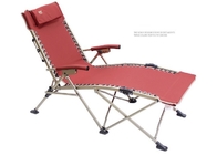 Staalbuisframe Draagbaar Compact Camping Opvouwbare strandstoelen 65*105*53cm leverancier