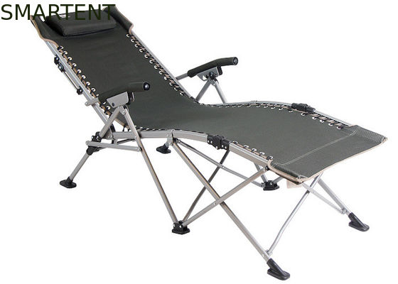 Kopen Staalbuisframe Draagbaar Compact Camping Opvouwbare strandstoelen 65*105*53cm online vervaardiging