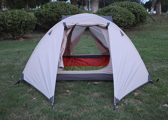 210*140*115cm waterdicht PU bedekt trekkende tent voor 2 personen leverancier
