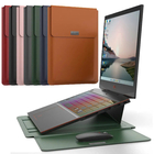 Modern Luxury Slim Design Multifunctionele PU Laptop mouwtassen voor 13'' Notebook Velcro sluiting leverancier