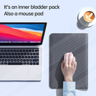 Mode Luxe Bruine PU Laptop Liner Case mouwtas voor On-The-Go professionals leverancier