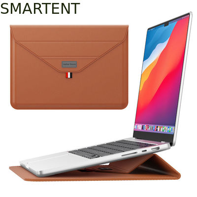 Kopen Mode Luxe Bruine PU Laptop Liner Case mouwtas voor On-The-Go professionals online vervaardiging