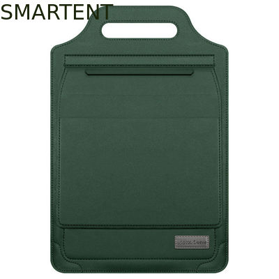 Kopen Hoge standaard 13 'groene PU multi-purpose laptop mouwtassen met ritszak online vervaardiging