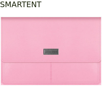 Kopen 13' Pink PU Protective Sling Bag Closure Flap Velcro Voor Notebook Drager Beschermer online vervaardiging
