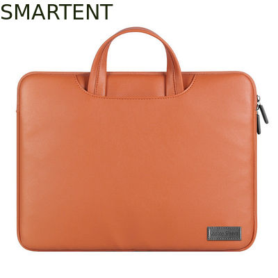 Kopen Zipper sluiting PU laptop mouwtassen met 7 mm schuimpudding en handvat schouderband online vervaardiging