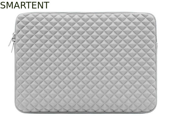 Kopen 7mm Foam Padding Laptop Sleeve Bags Grijs Compressie Film Design Met Zipper Closure online vervaardiging
