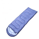 Blauwe waterdichte 190T polyester buitenberg slaapzakken voor koud weer leverancier