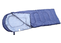 Blauwe waterdichte 190T polyester buitenberg slaapzakken voor koud weer leverancier