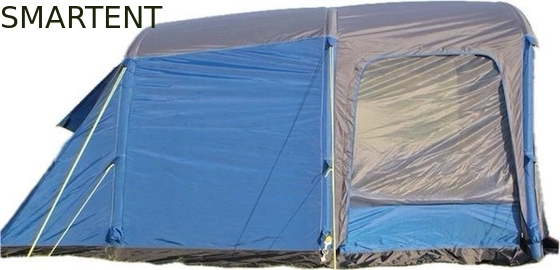 Waterdicht PU bedekt 190T polyester opblaasbare kampeertenten met een grote capaciteit 400*300*210cm leverancier